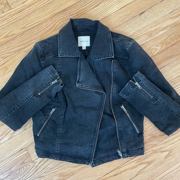 Urban Outfitters Jackets & Blazers - Urban Outfitters Black Denim Jacket